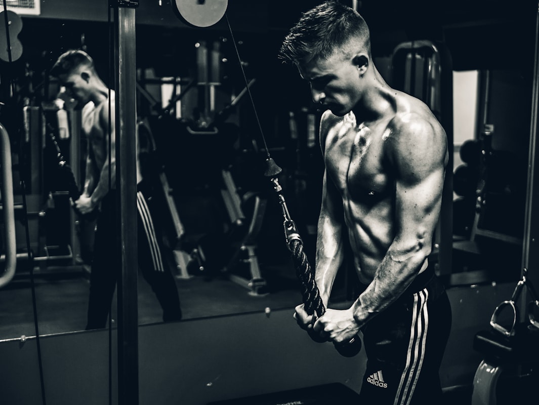 Modern male wellness concept
